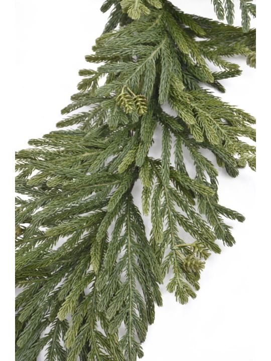 GIRLANDA ŚWIĄTECZA- NORFOLK 180CM XYD124 GREEN