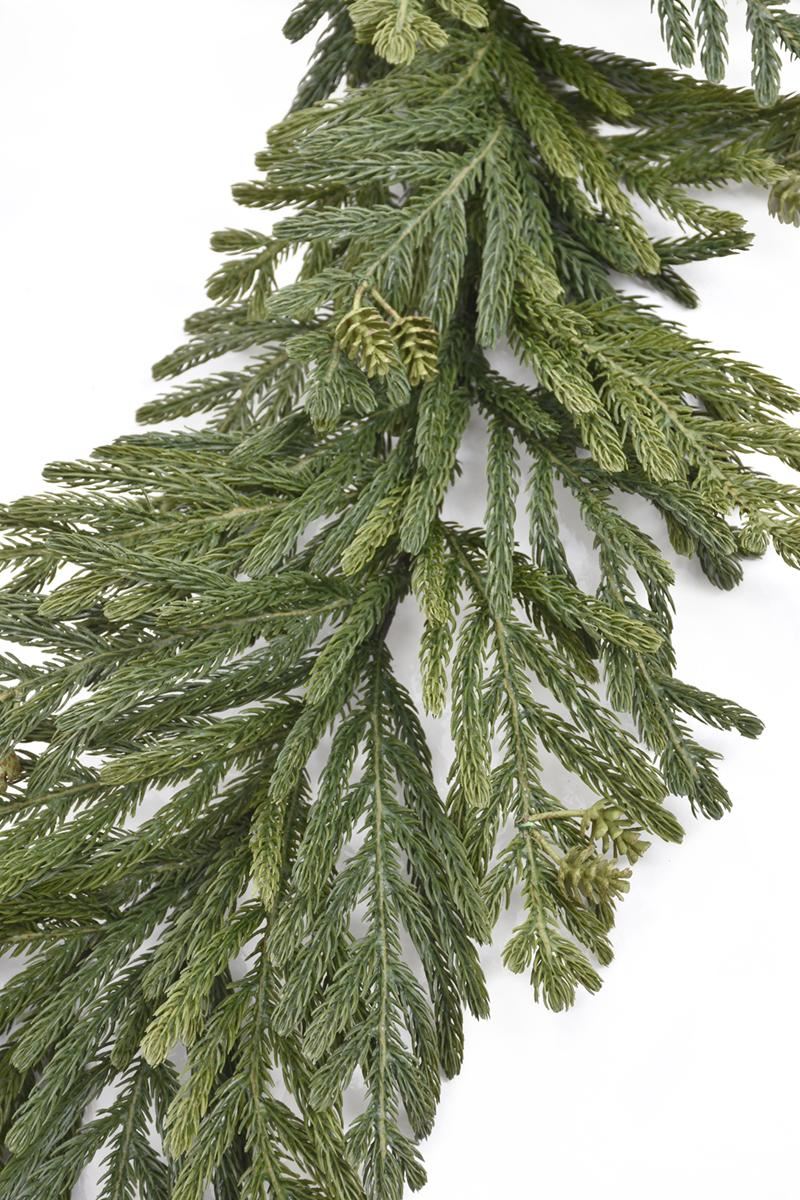 GIRLANDA ŚWIĄTECZA- NORFOLK 180CM XYD124 GREEN