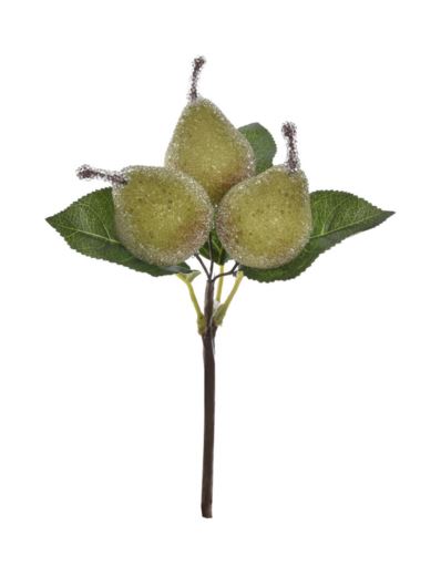 GRUSZKA CUKROWANA NA PIKU 21CM OWO1002 GREEN