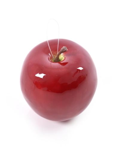 JABŁKO ZAWIESZKA 7CM OW01008 RED SHINE