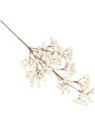 ŚNIEGULICZKA GAŁĄZKA Z OWOAMI 59CM WHITE CREAM