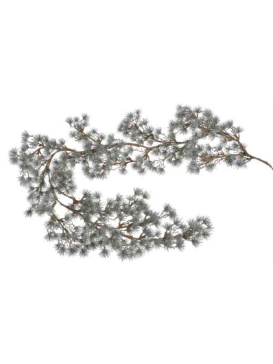 GIRLANDA MODRZEW BIELONY 150CM WHITE POWDER GREEN