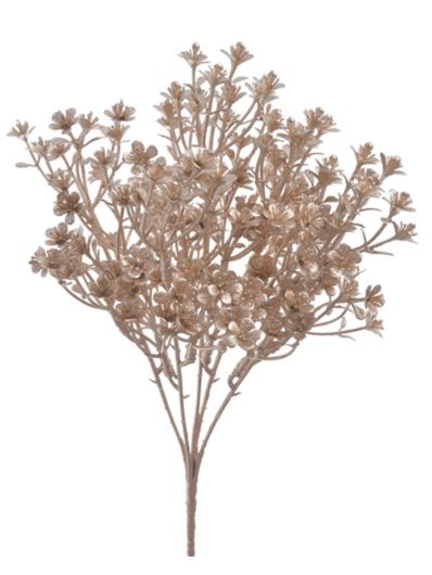 ROZCHODNIK BUKIET ŚWIĄTECZNY 37CM CHAMPAGNE GOLD