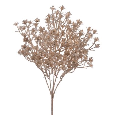 ROZCHODNIK BUKIET ŚWIĄTECZNY 37CM CHAMPAGNE GOLD