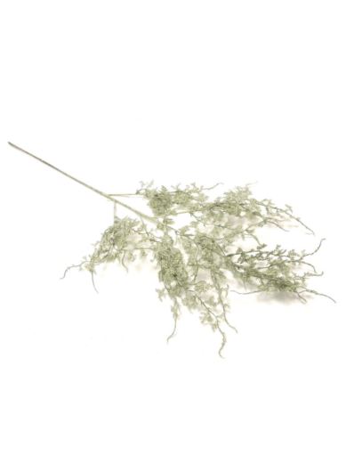 PAPROĆ DROBNA FLOKOWANA 105CM FLOCK WHITE GREEN