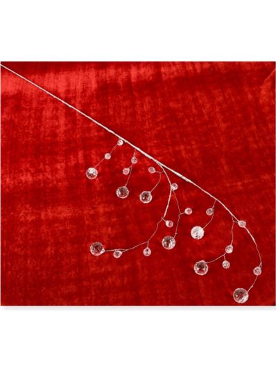 GAŁĄŹ KRYSZTAŁKI 69CM / 6011 SILVER BRANCH CRISTAL