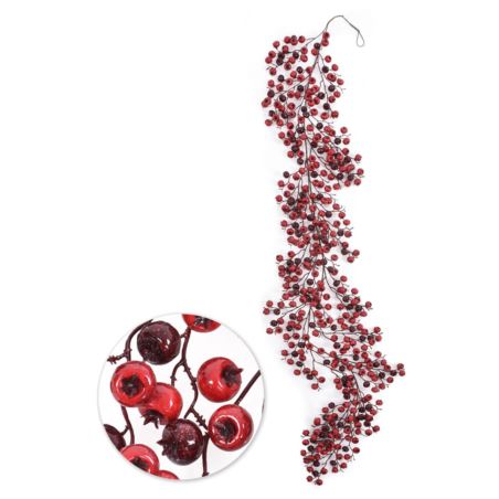 GIRLANDA Z RAJSKICH JABŁUSZEK XFM031 RED