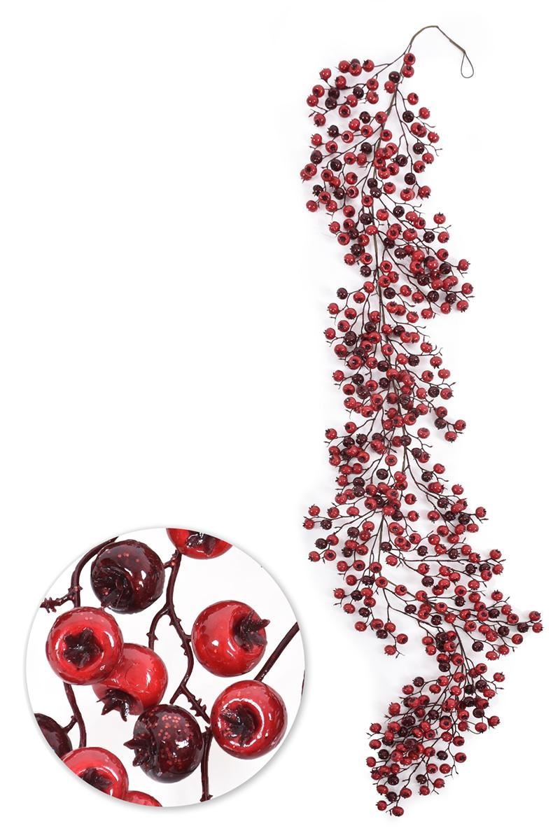 GIRLANDA Z RAJSKICH JABŁUSZEK XFM031 RED