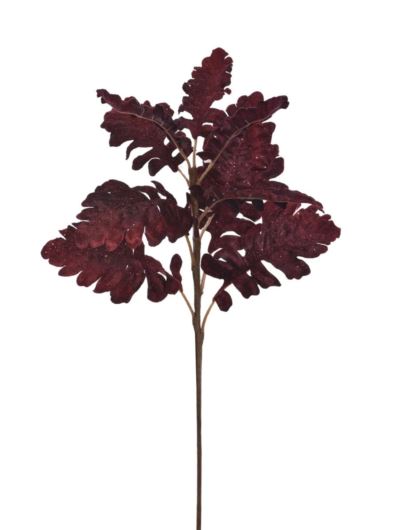 STARZEC GAŁĄZKA LIŚCI VELVET 45CM XMEI2003