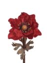 ANEMON VELVET Z BROKATEM XMEI2005 RED