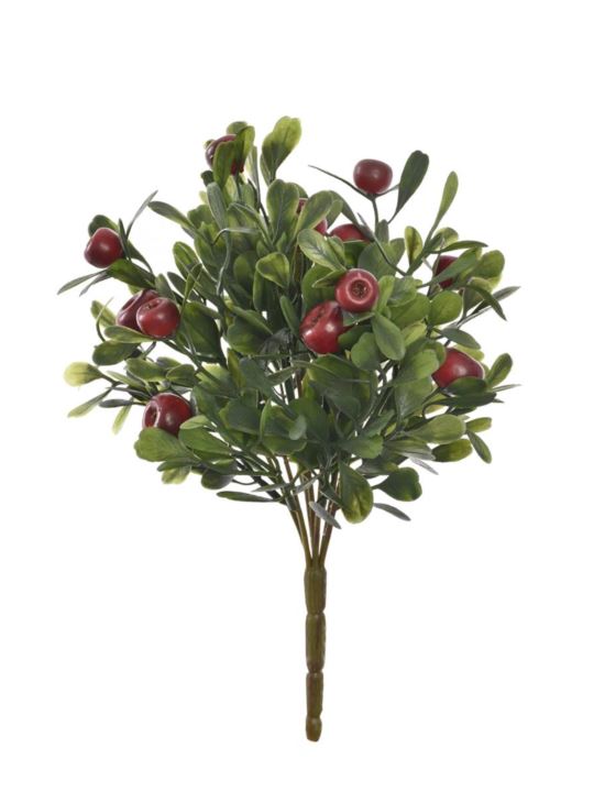 JEMIOŁA Z OWOCAMI BUKIET 29CM XFMN058 RED