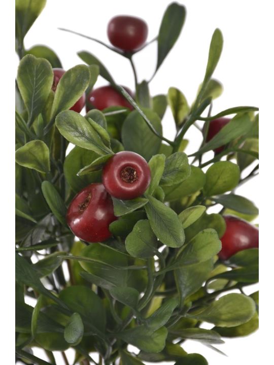 JEMIOŁA Z OWOCAMI BUKIET 29CM XFMN058 RED