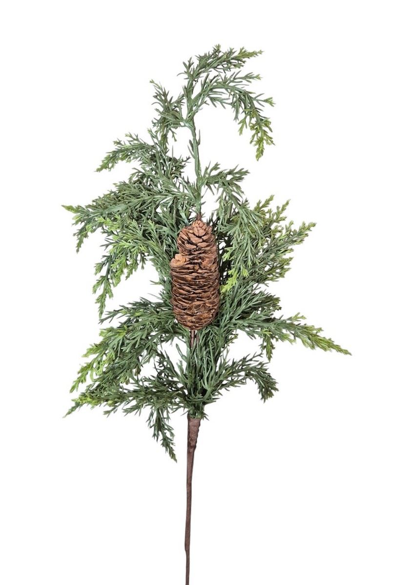 JAŁOWIEC GAŁĄZKA DUŻA SZYSZKA 53CM RT GREEN