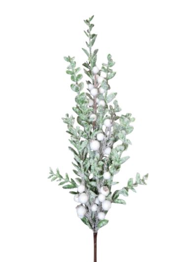 BUKSZPAN OŚNIEŻONY OWOCE 73CM SNOW GREEN