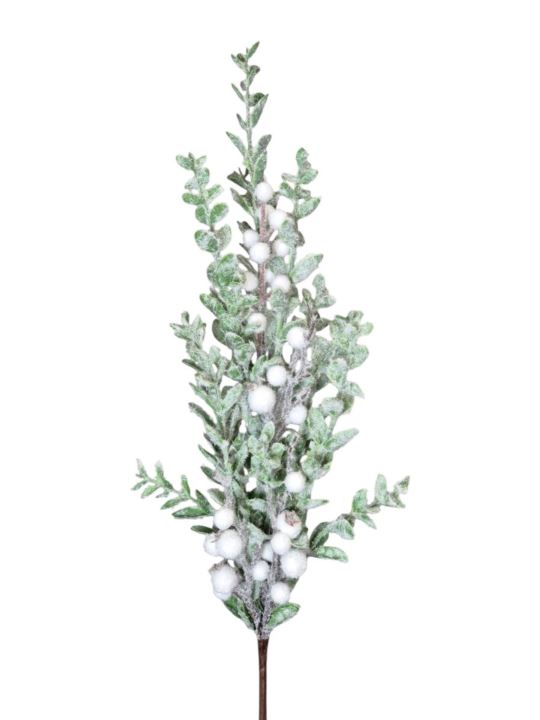 BUKSZPAN OŚNIEŻONY OWOCE 73CM SNOW GREEN