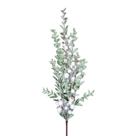 BUKSZPAN OŚNIEŻONY OWOCE 73CM SNOW GREEN