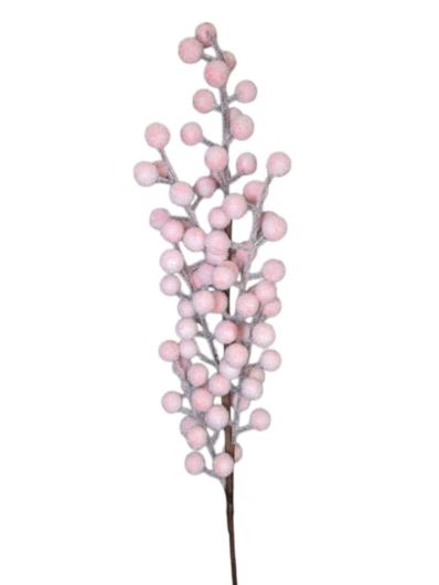 ŚNIEGULICZKA PINK DUŻE OWOCE FLOK 60CM WHITE PINK