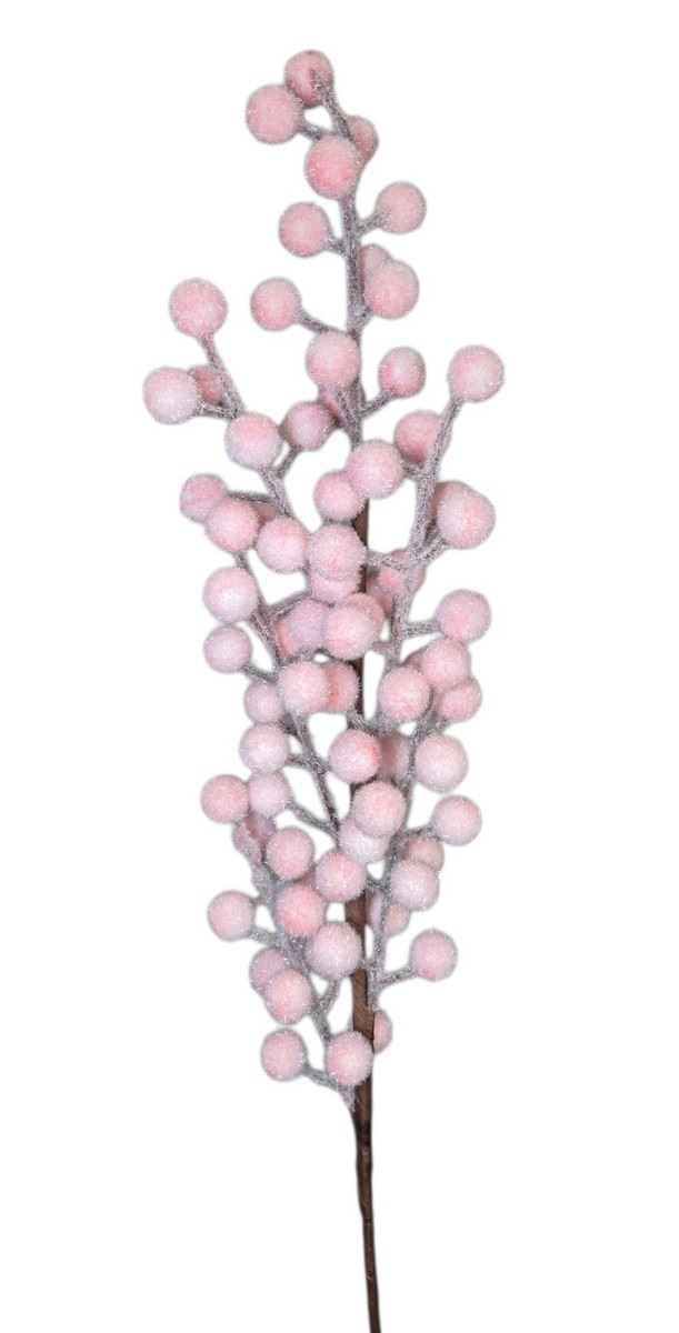 ŚNIEGULICZKA PINK DUŻE OWOCE FLOK 60CM WHITE PINK