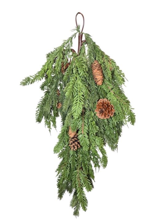 ŚWIERK TUJA JODŁA SOFT SZYSZKI ZWIS 70CM RT GREEN