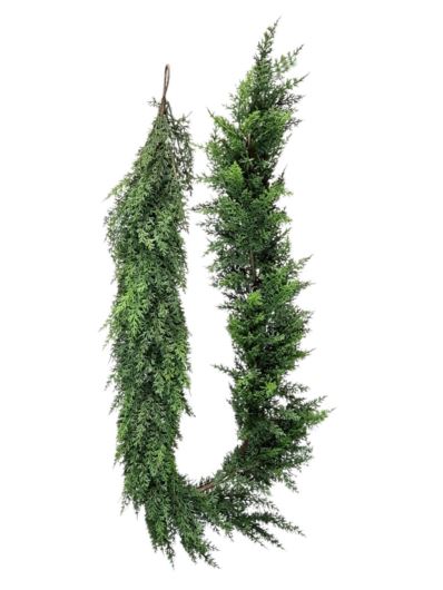 TUJA GIRLANDA GĘSTA 180CM  DK GREEN