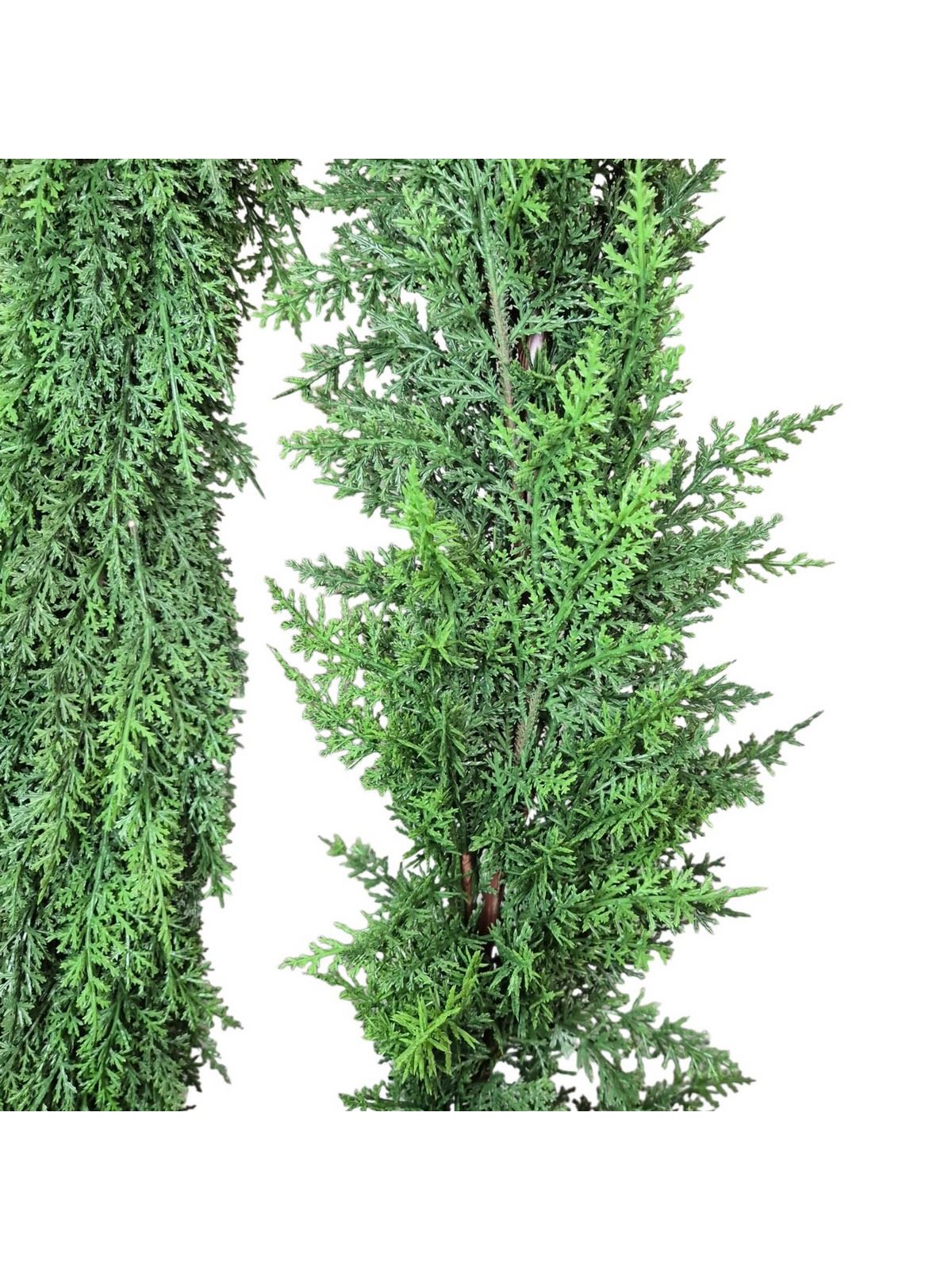 TUJA GIRLANDA GĘSTA 180CM  DK GREEN
