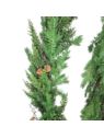 ŚWIERK TUJA PATYCZKI SZYSZKI GIRLANDA 180CM GREEN