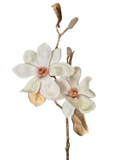 MAGNOLIA x2 ZŁOTA ŁODYGA 48CM CV42394 DR CREAM PK