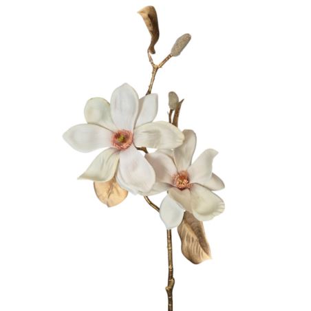 MAGNOLIA x2 ZŁOTA ŁODYGA 48CM CV42394 DR CREAM PK