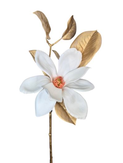 MAGNOLIA x1 ZŁOTA ŁODYGA 38CM CV42395 LT CREAM